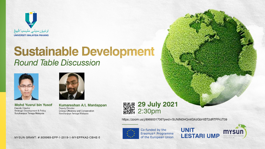 Webinar: Round Table Discussion (RTD) with Suruhanjaya Tenaga on Sustainable Development