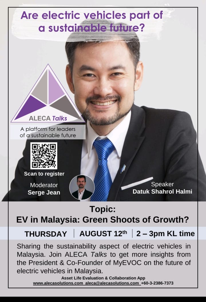 Webinar: EV in Malaysia: Green Shoots of Growth?