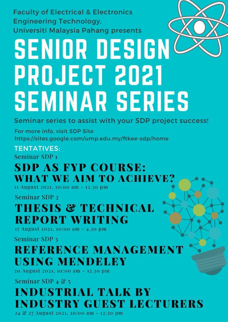 WEBINAR: SDP AS FYP COURSE: WHAT WE AIM TO ACHIEVE?
