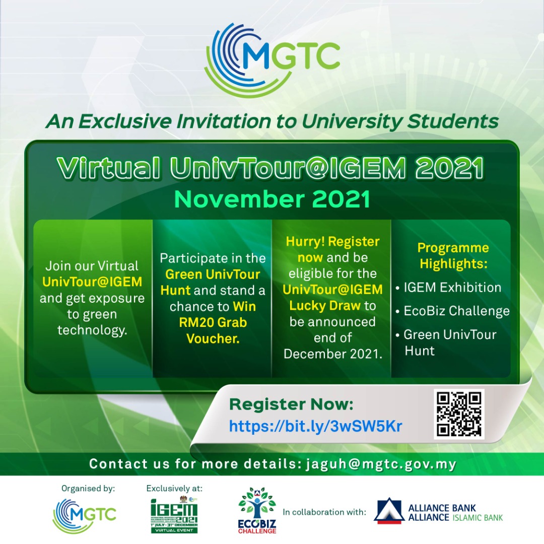 An Invitation to the Virtual UnivTour@IGEM2021