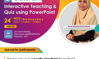 Webinar ClassPoint: Interactive Teaching & Quiz using Powerpoint