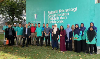 Selamat Datang delegasi Universiti Teknikal Malaysia Melaka - UTeM ke Fakulti Teknologi Kejuruteraan Elektrik dan Elektronik (FTKEE), UMP Pekan.