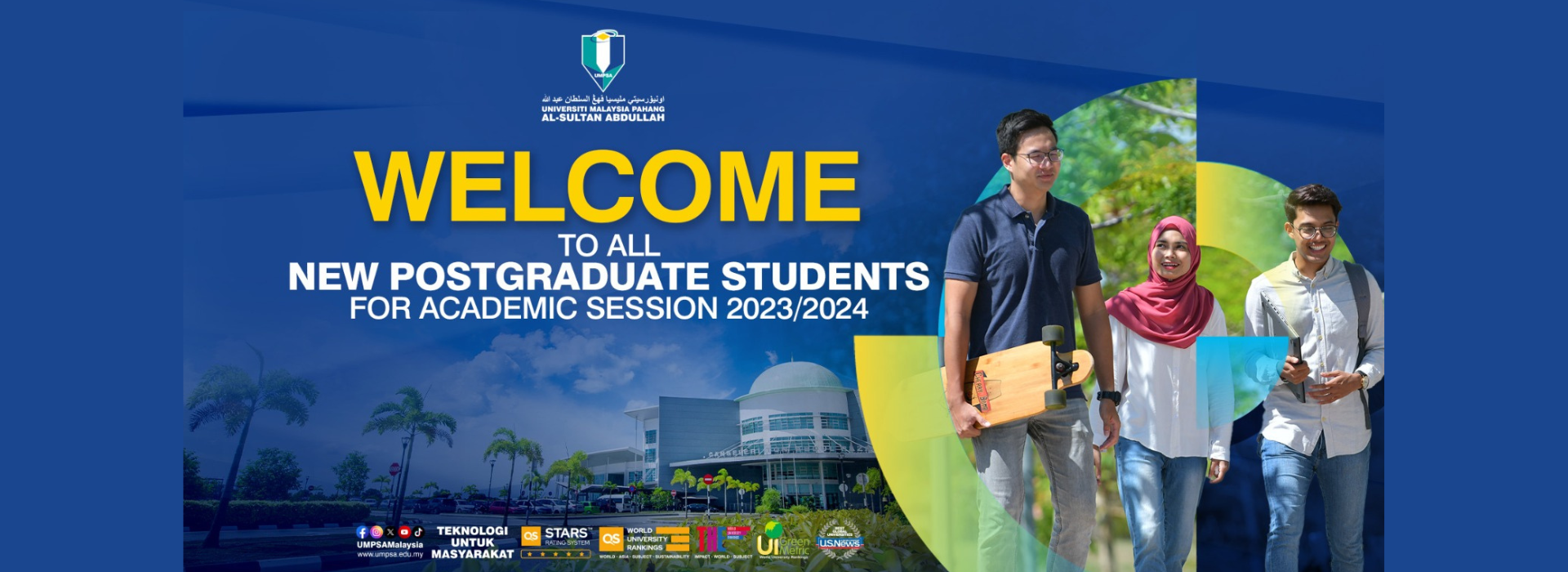 Welcome to All New Postgraduate Students
