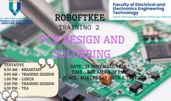 Training on ROBOFTKEE - PCB Design and Soldering
